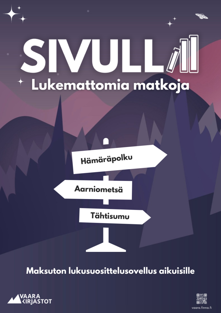 Sivulla-sovellusta markkinoiva juliste